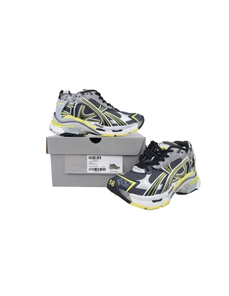 Balenciaga Runner Sneaker Grey Black Yellow 772767 W3RMU 1279