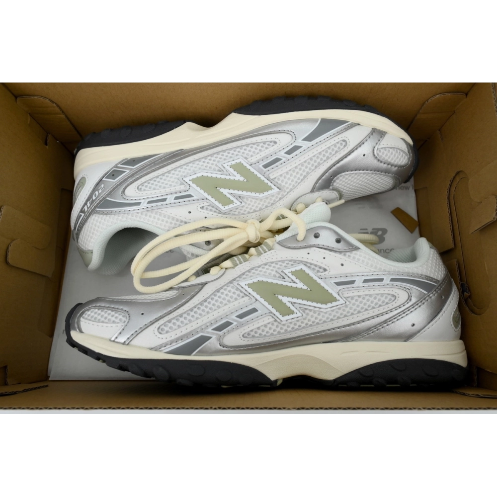New Balance 204L Silver Metallic Sage Green U204LSWB