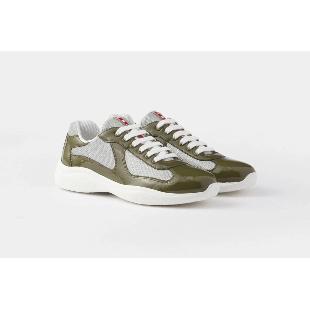 Prada Americas Cup sneakers Patent leather Brown