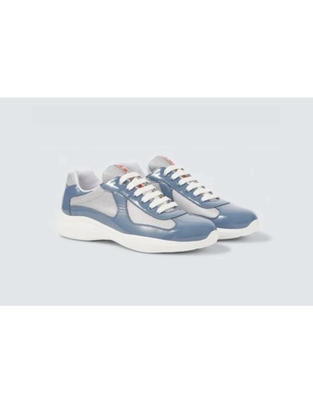 Prada Americas Cup sneakers Patent leather Light Blue