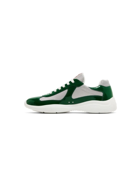 Prada Americas Cup sneakers Patent leather Green