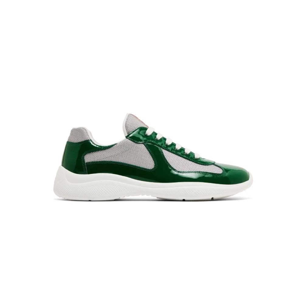 Prada Americas Cup sneakers Patent leather Green