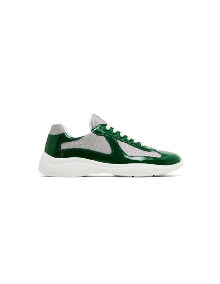Prada Americas Cup sneakers Patent leather Green