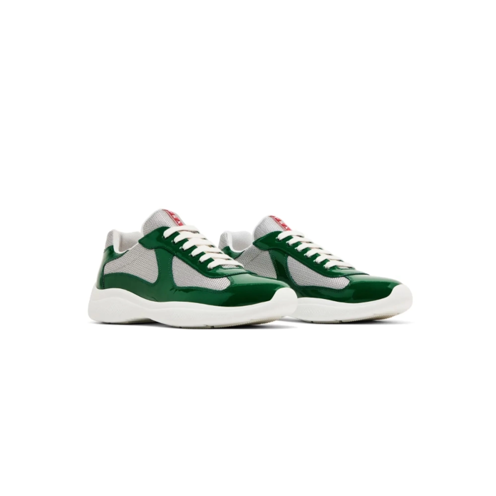 Prada Americas Cup sneakers Patent leather Green