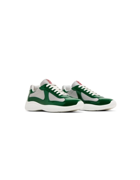 Prada Americas Cup sneakers Patent leather Green