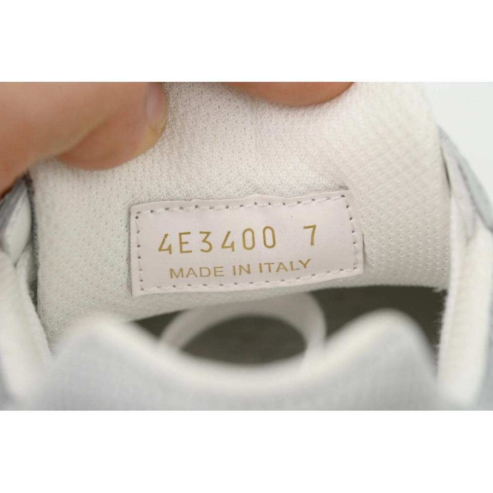 Prada Patent Grey White