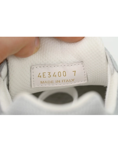 Prada Patent Grey White