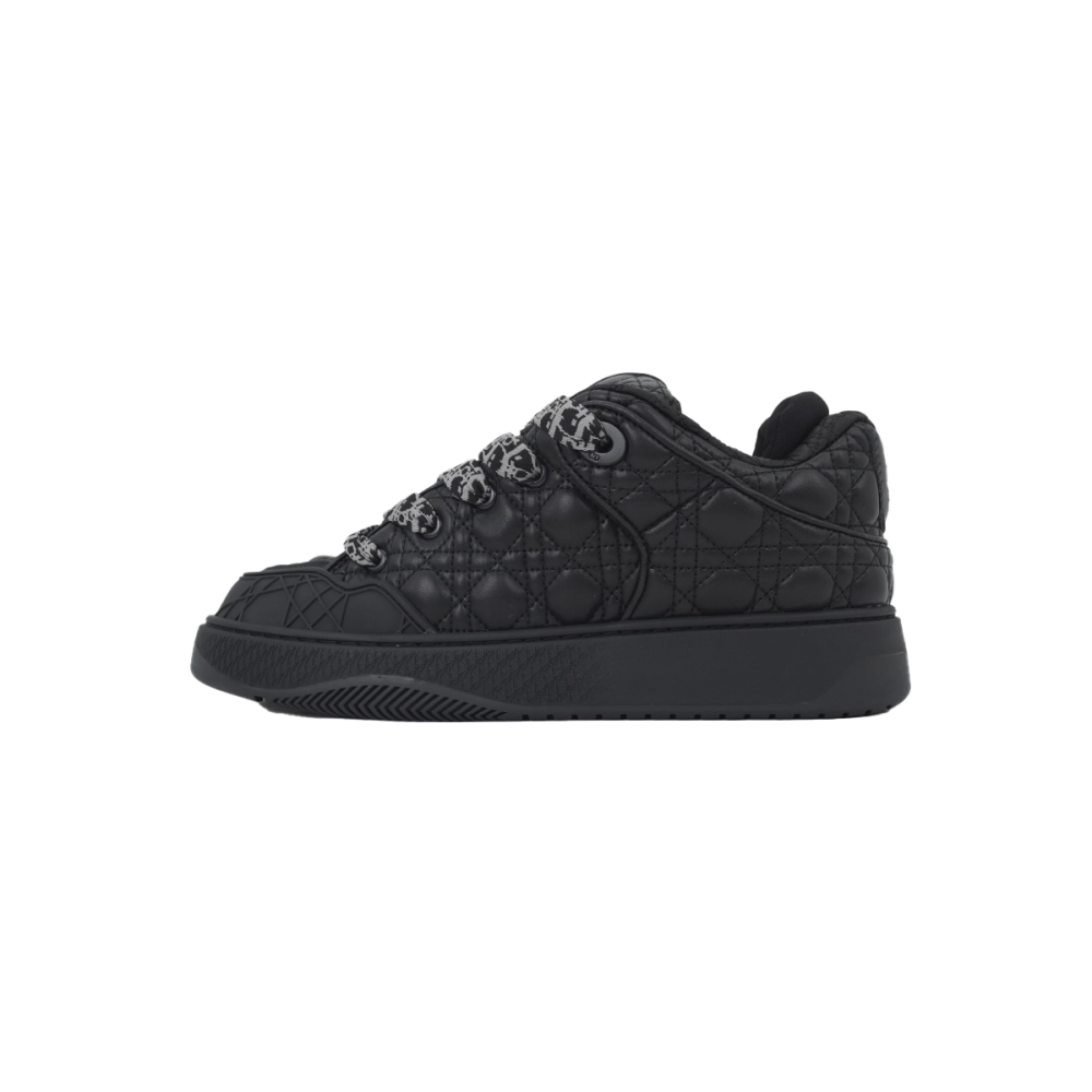 Dior B9S Skater Sneaker Black Quilted Cannage Calfskin