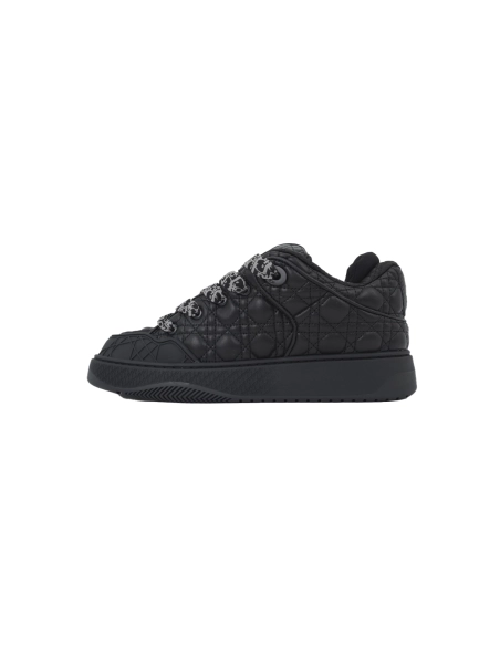 Dior B9S Skater Sneaker Black Quilted Cannage Calfskin