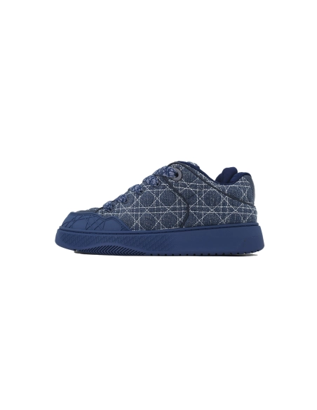 Dior B9S Skater Sneaker Blue Kumo Cannage Denim