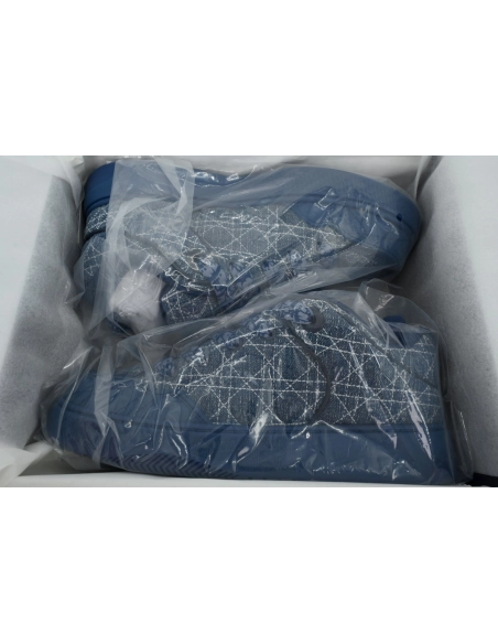 Dior B9S Skater Sneaker Blue Kumo Cannage Denim