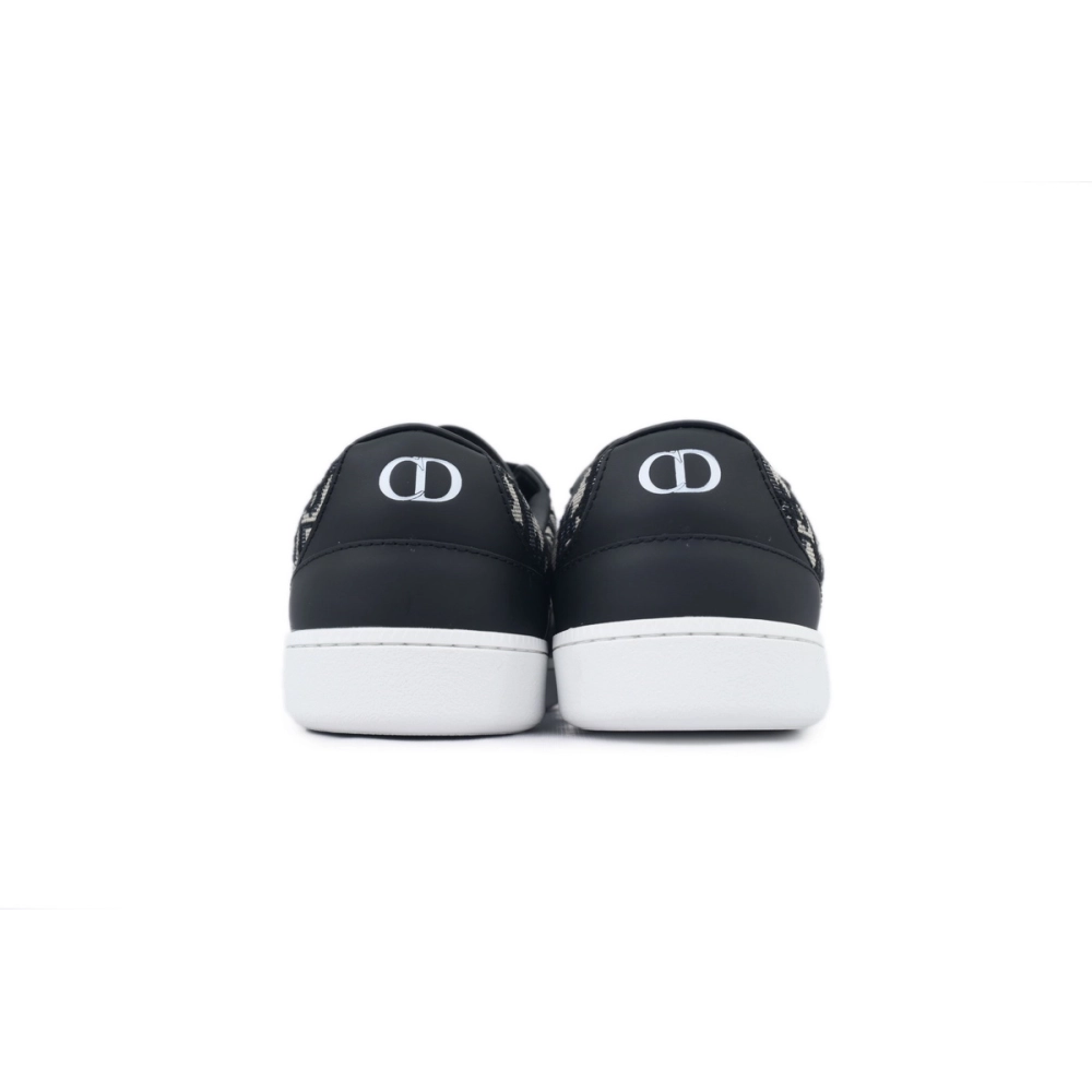 Dior B01 Matchpoint Sneaker White And Black Print