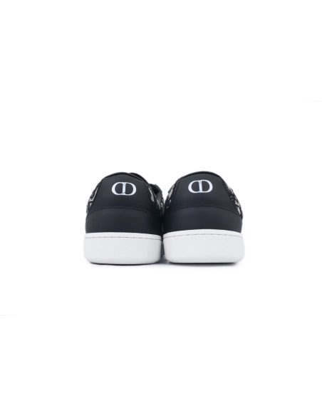 Dior B01 Matchpoint Sneaker White And Black Print