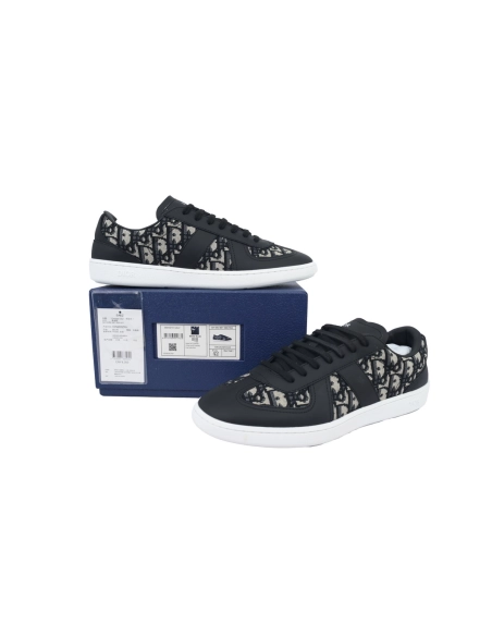 Dior B01 Matchpoint Sneaker White And Black Print