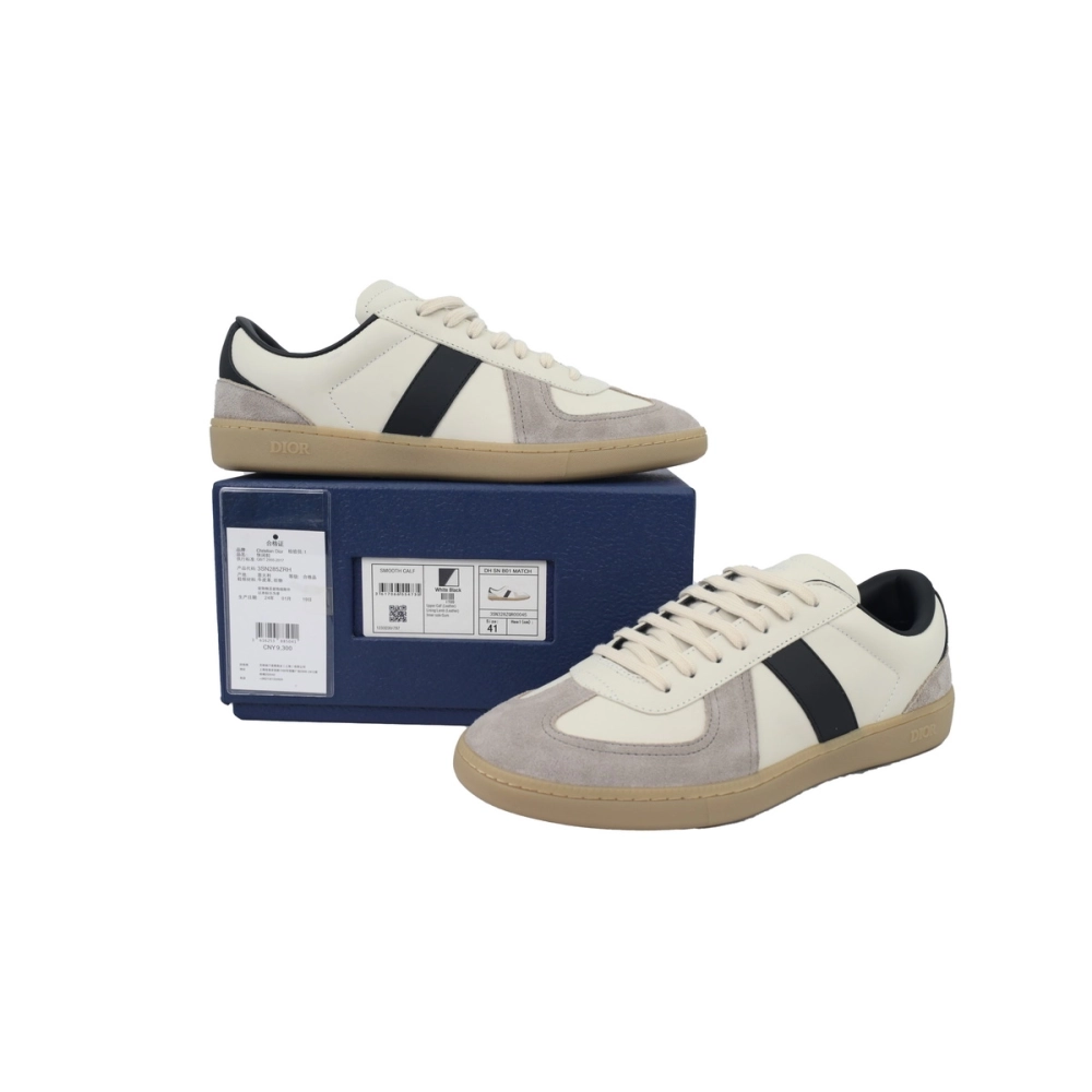 Dior B01 Matchpoint Sneaker White Grey Black 3SN328ZRH_H069