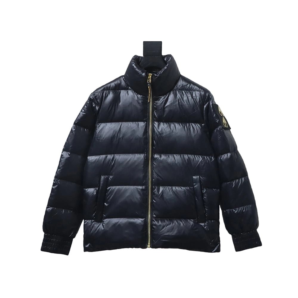 Moose Knuckles Stand Collar Large Check Down Jacket TSK2,Moose Knuckles