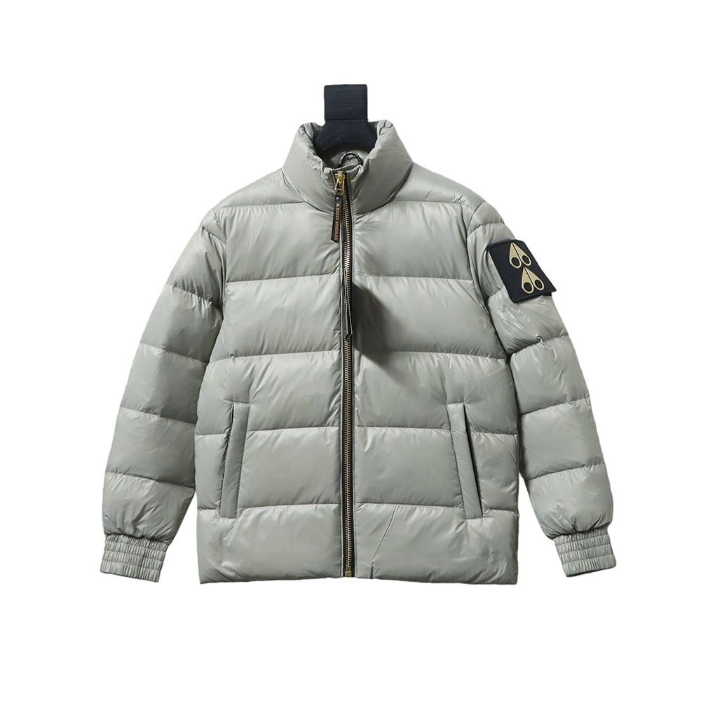 Moose Knuckles Stand Collar Large Check Down Jacket TSK1,Moose Knuckles