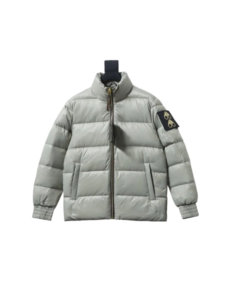 Moose Knuckles Stand Collar Large Check Down Jacket TSK1,Moose Knuckles
