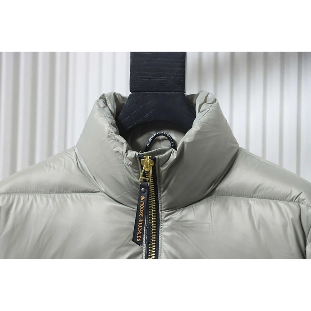Moose Knuckles Stand Collar Large Check Down Jacket TSK1,Moose Knuckles