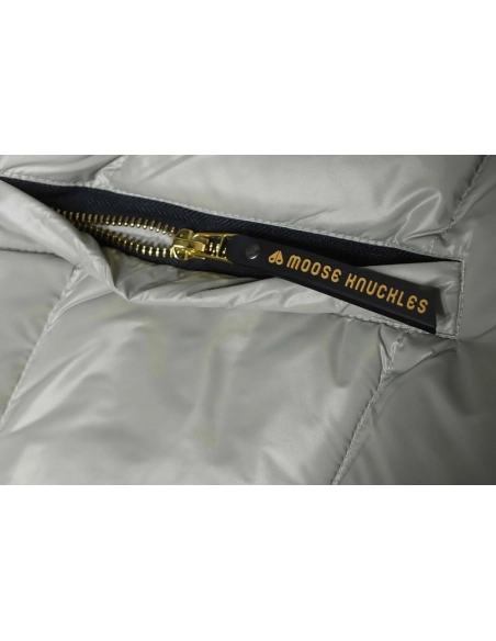 Moose Knuckles Stand Collar Large Check Down Jacket TSK1,Moose Knuckles