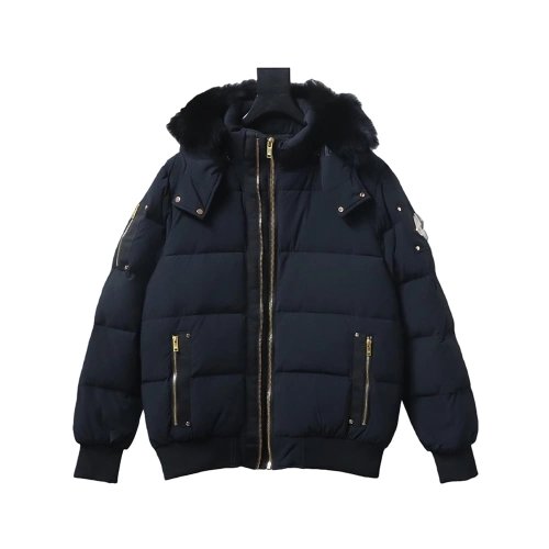 Moose Knuckles Double Zipper Down Jacket,Moose Knuckles