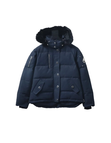 Moose Knuckless Classic Womens Down Jacket with Front Zipper TSK2,Moose Knuckles