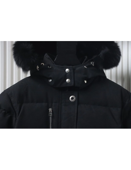 Moose Knuckless Classic Womens Down Jacket with Front Zipper TSK1,Moose Knuckles