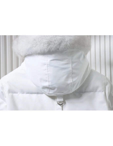 Moose Knuckless Classic Womens Down Jacket with Front Zipper,Moose Knuckles