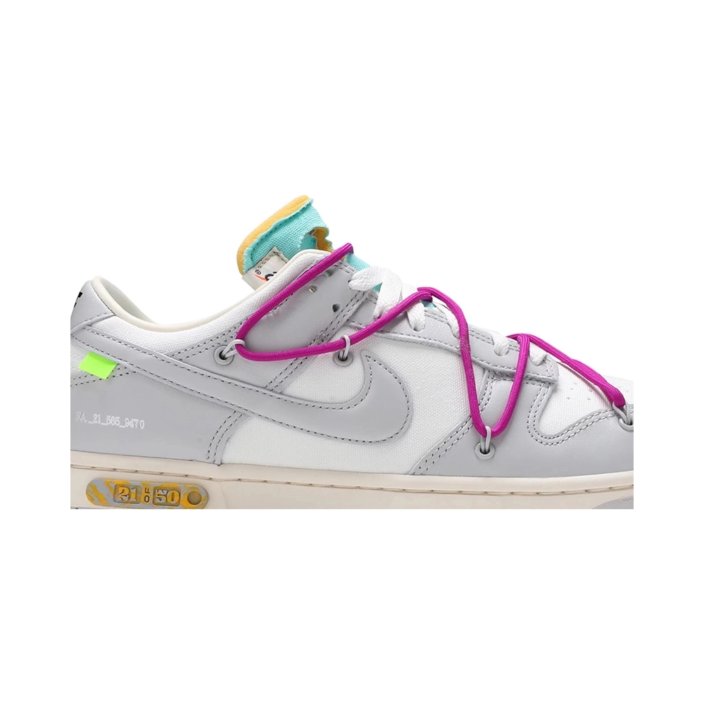 OffWhite x Dunk Low Lot 21 of 50,Dunk SB,NIKE SHOES Reps