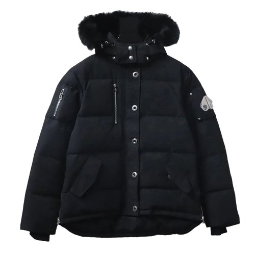 Moose Knuckles classic down jacket with front zipper,Moose Knuckles