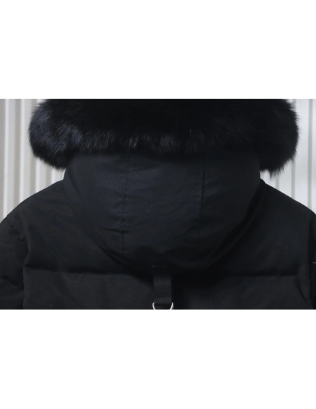 Moose Knuckles classic down jacket with front zipper,Moose Knuckles