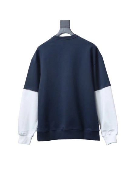 Gucci Embroidered Logo Patchwork Sweatshirt,Gucci