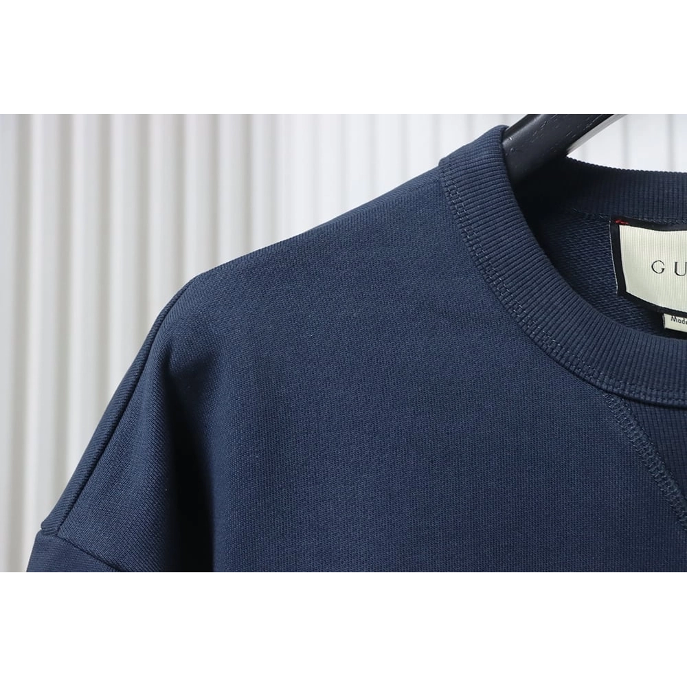 Gucci Embroidered Logo Patchwork Sweatshirt,Gucci