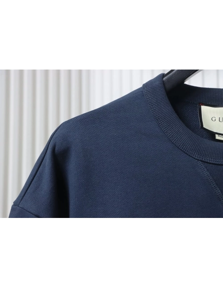 Gucci Embroidered Logo Patchwork Sweatshirt,Gucci
