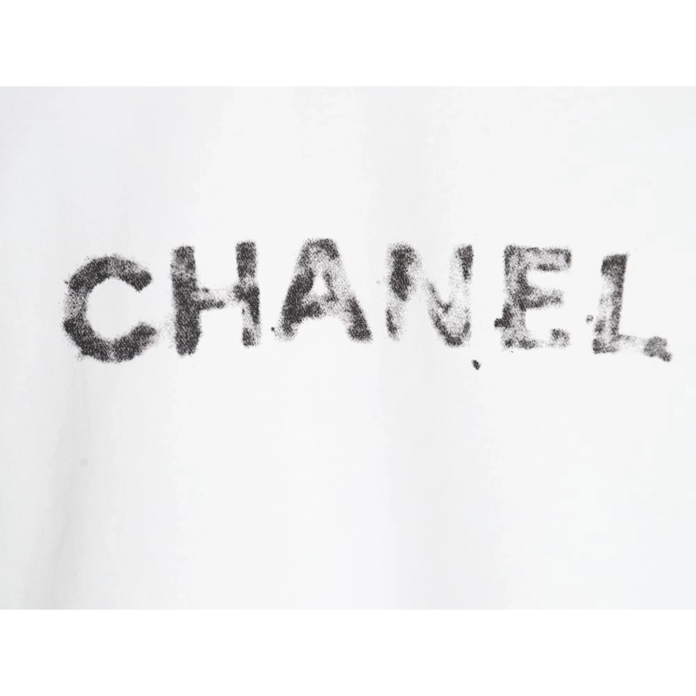 Chanel classic double C print short-sleeved T-shirt,Chanel