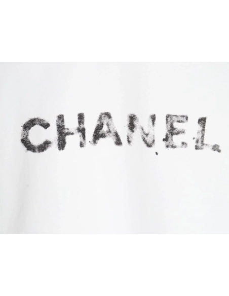 Chanel classic double C print short-sleeved T-shirt,Chanel