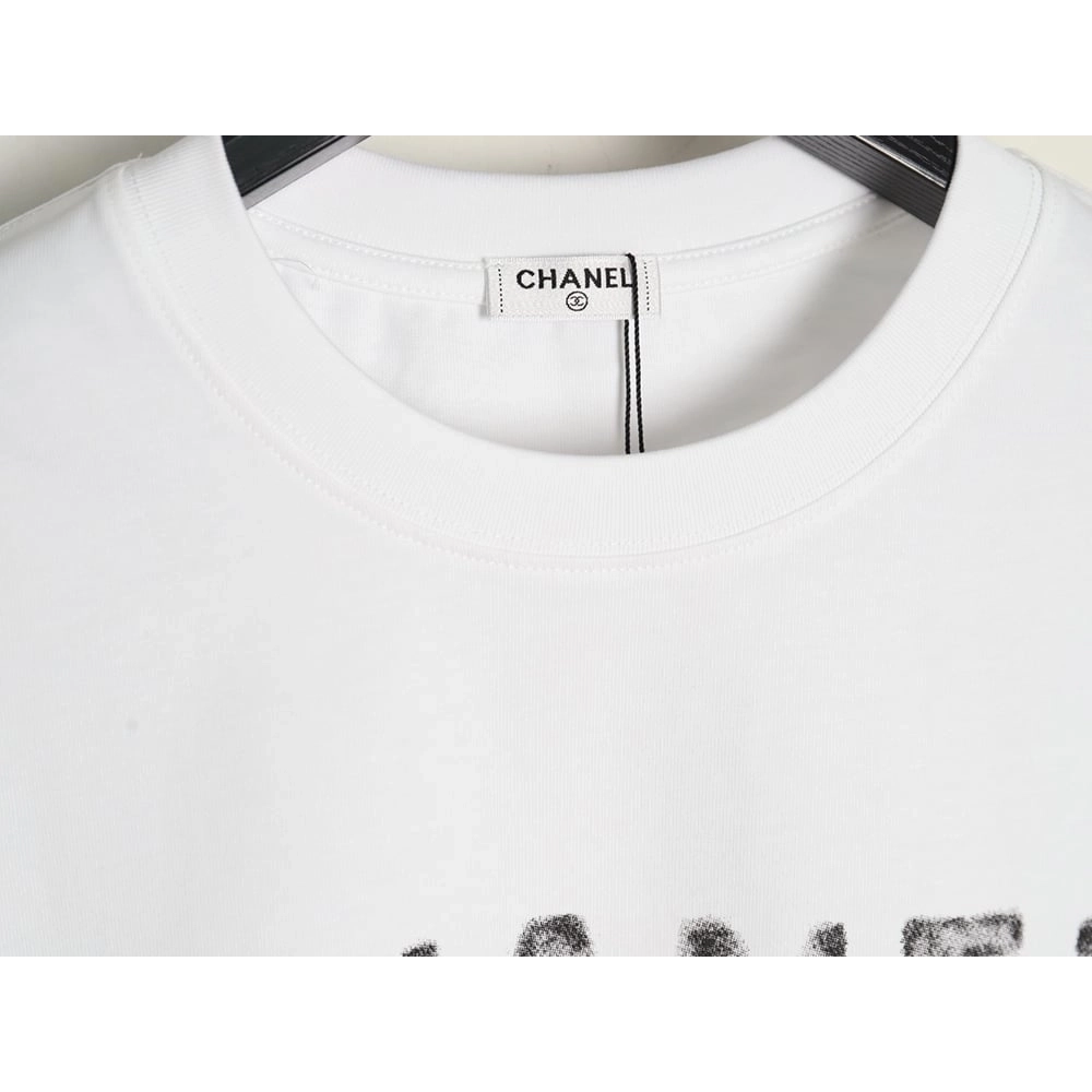 Chanel classic double C print short-sleeved T-shirt,Chanel