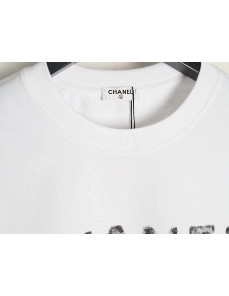 Chanel classic double C print short-sleeved T-shirt,Chanel