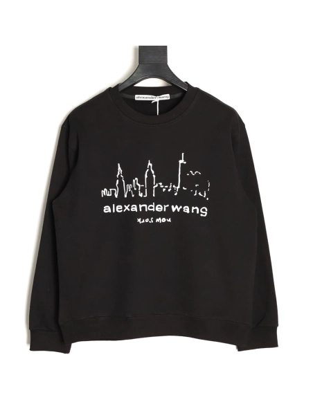 Alexander Wang Castle Crew Neck Sweatshirt,Alexander Wang
