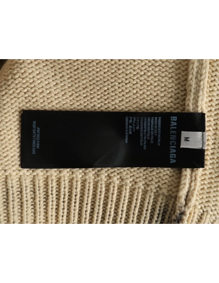 Balenciaga tie-dye button-down knit crew neck sweater,Balenciaga