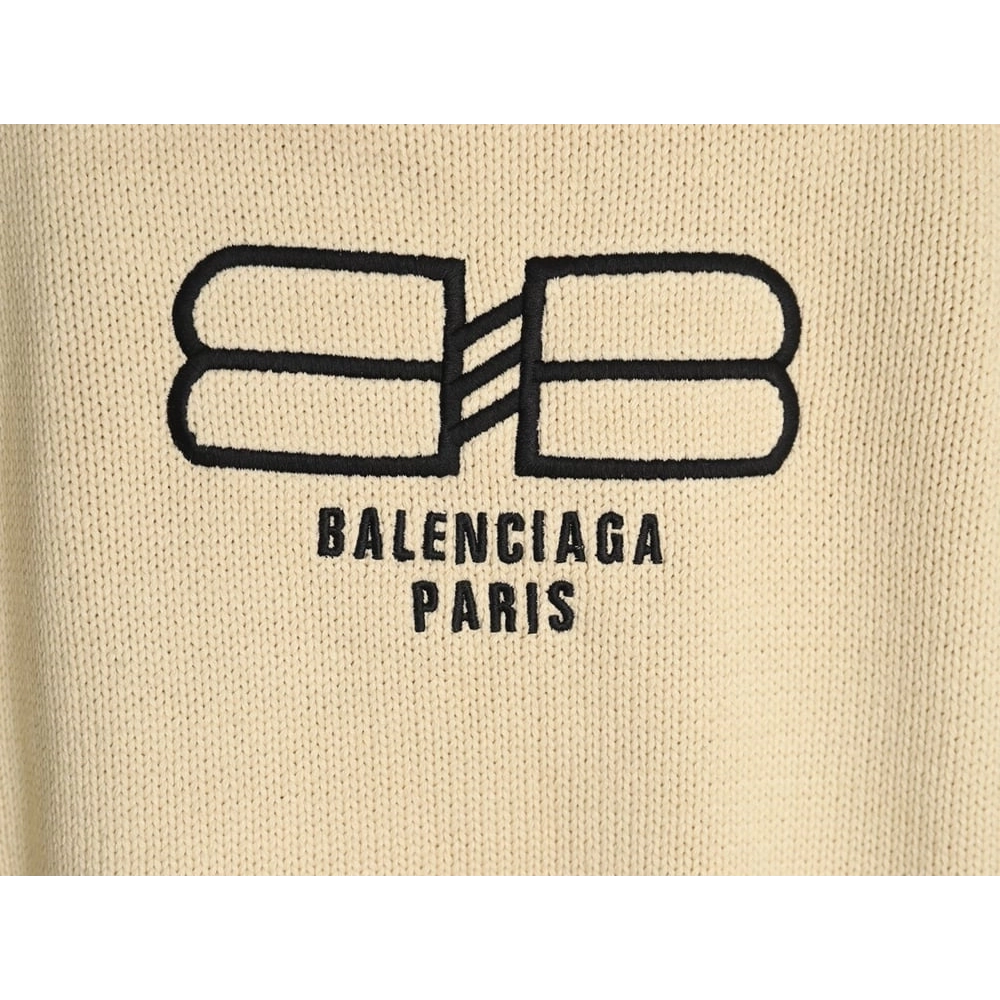 Balenciaga tie-dye button-down knit crew neck sweater,Balenciaga