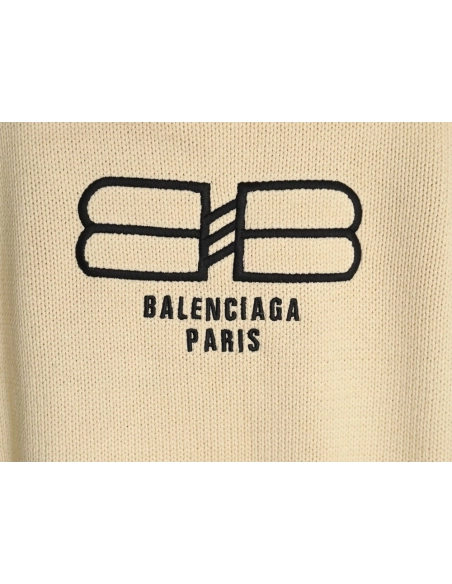 Balenciaga tie-dye button-down knit crew neck sweater,Balenciaga