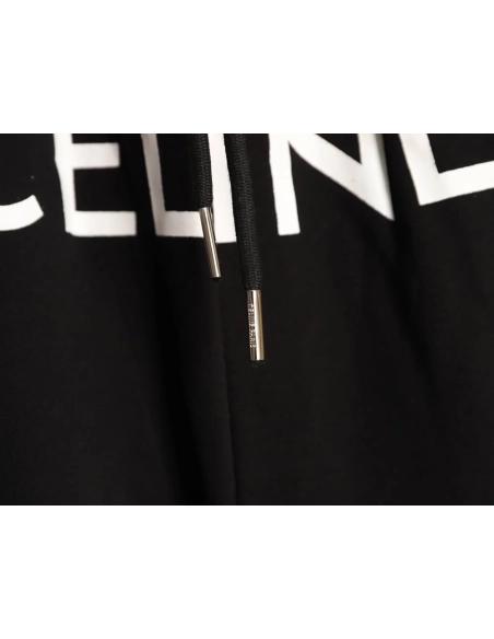 Celine letter print athletic casual pants,Celine