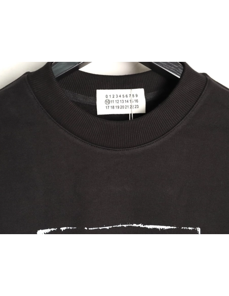 Maison Margiela 520 Print Crew Neck Sweatshirt,MAISON MARGIELA