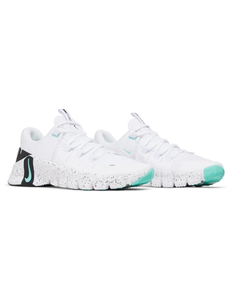 Nike Free Metcon 5 White Emerald Rise,NIKE SNEAKERS