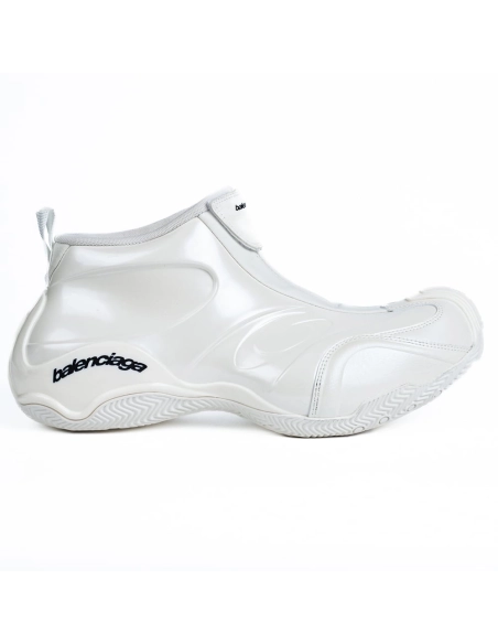 Balenciaga Basketball Sneaker "Metallic White",BALENCIAGA SNEAKER