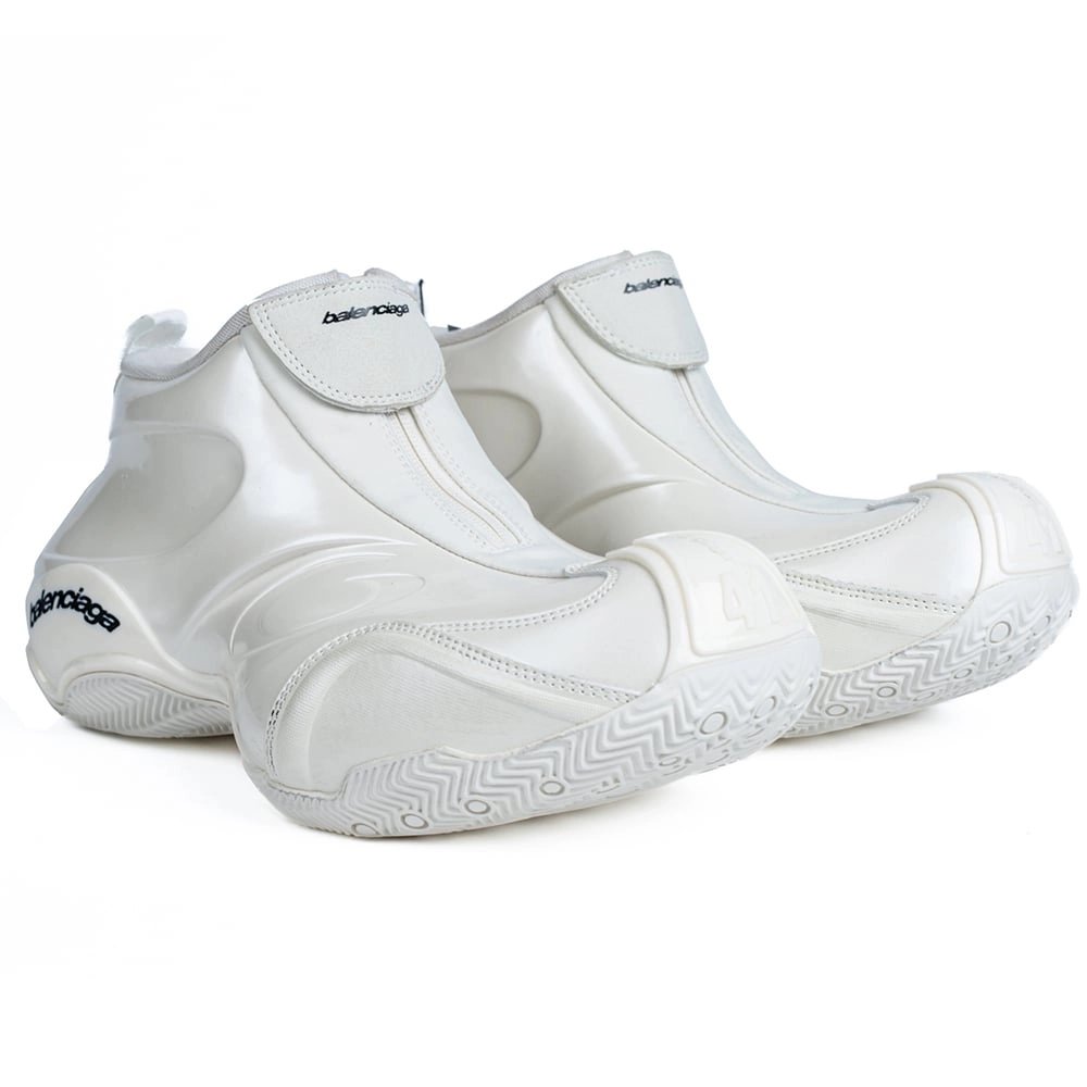 Balenciaga Basketball Sneaker "Metallic White",BALENCIAGA SNEAKER
