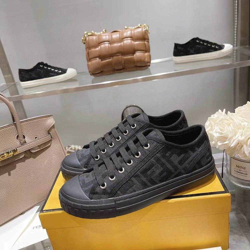 Fendi Domino Black,FENDI Sneakers