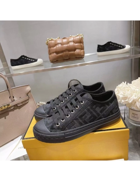 Fendi Domino Black,FENDI Sneakers