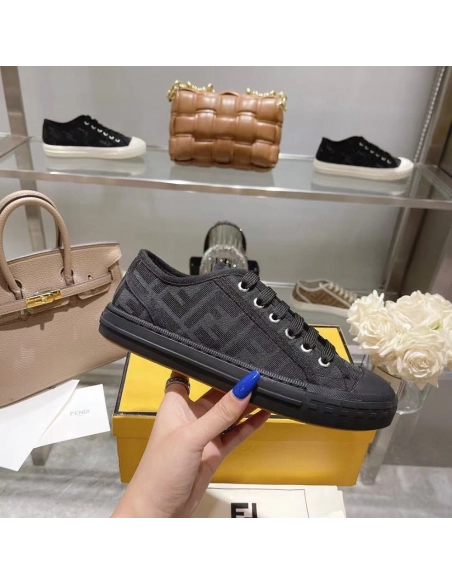 Fendi Domino Black,FENDI Sneakers